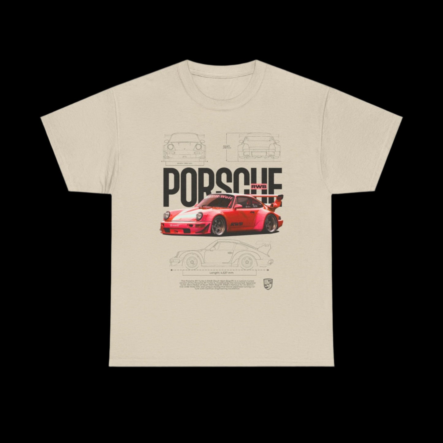 T-SHIRT – RED RWB CUSTOM PERFORMANCE STREETWEAR