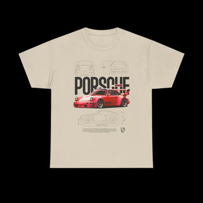 T-SHIRT – RED RWB CUSTOM PERFORMANCE STREETWEAR