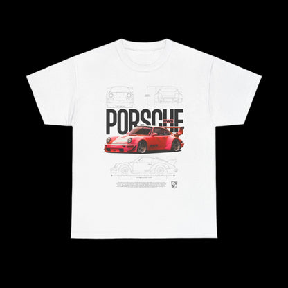 T-SHIRT – RED RWB CUSTOM PERFORMANCE STREETWEAR