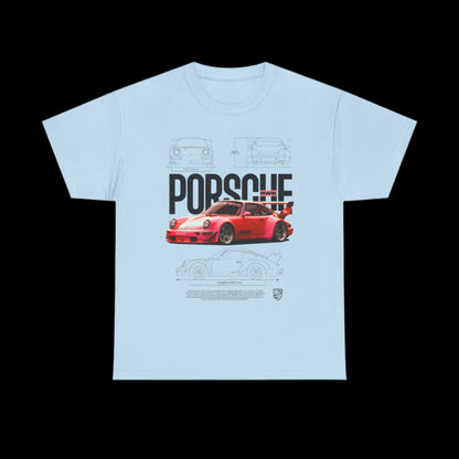T-SHIRT – RED RWB CUSTOM PERFORMANCE STREETWEAR