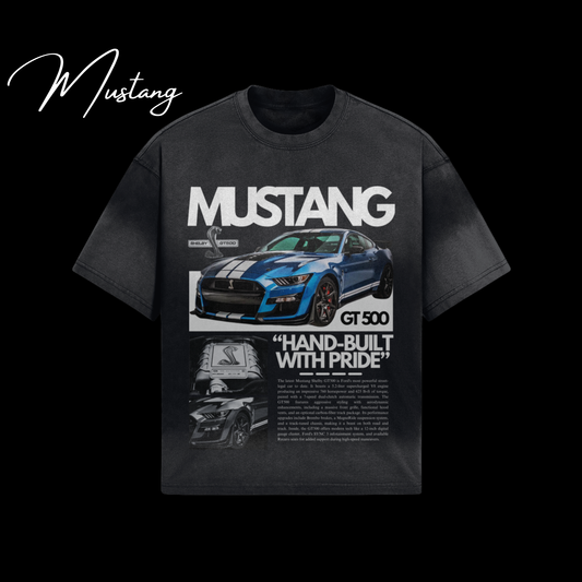 FADED TSHIRT - MUSTANG GT500