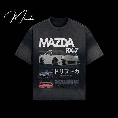 FADED TSHIRT - MAZDA RX-7