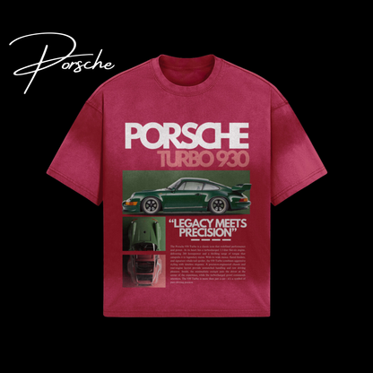 FADED TSHIRT - PORSCHE 930