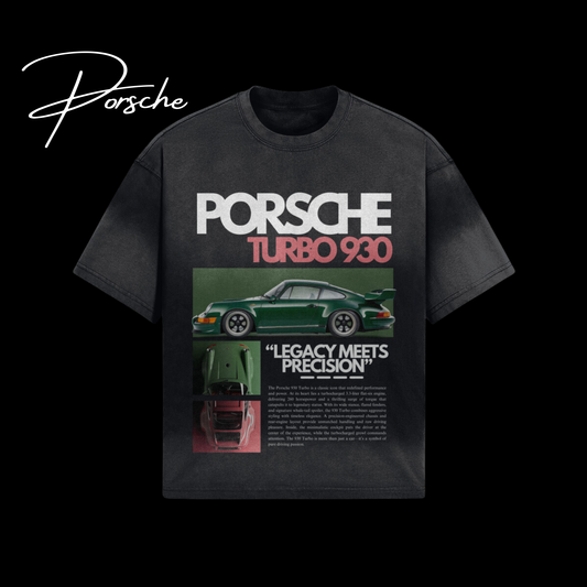 FADED TSHIRT - PORSCHE 930