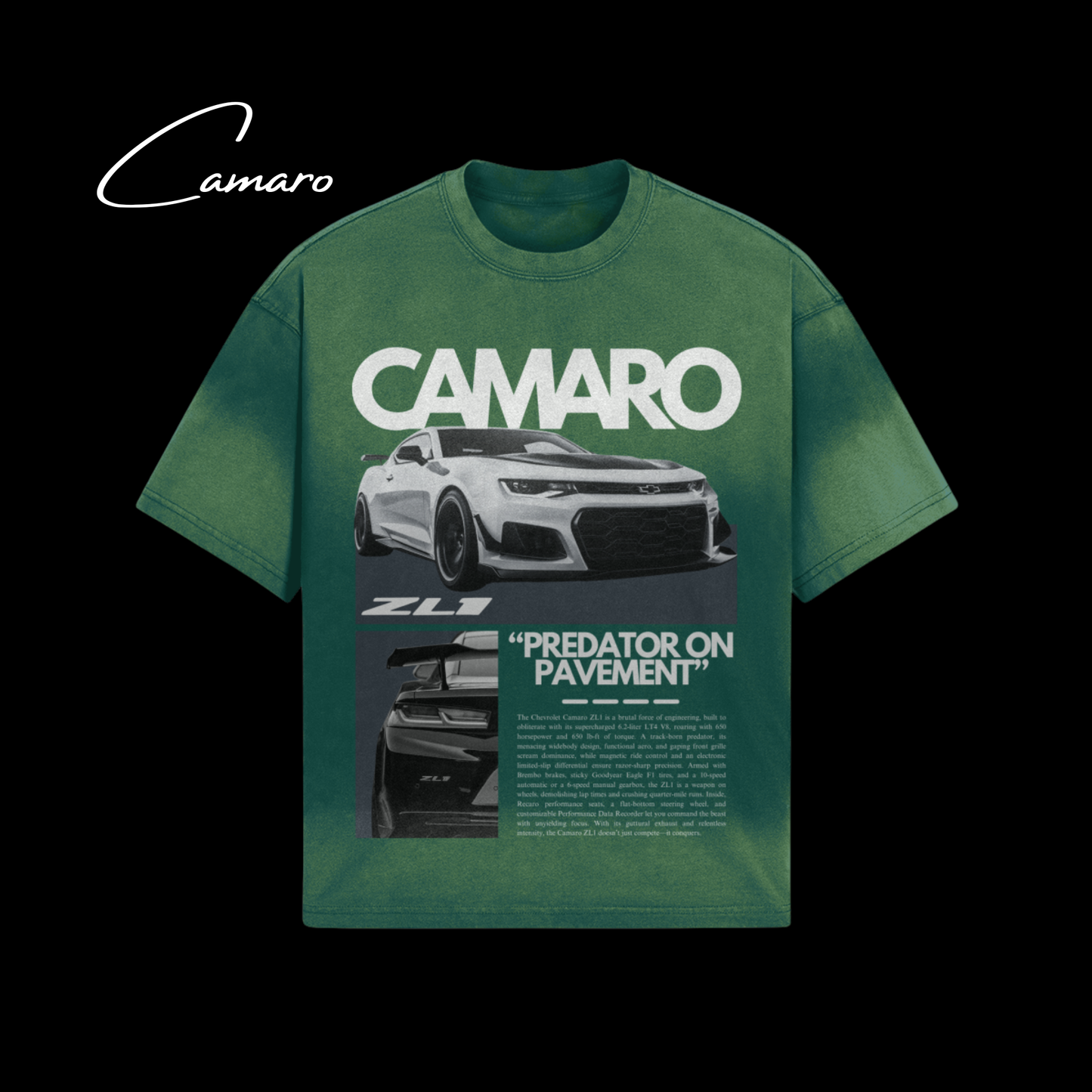 FADED TSHIRT - CAMARO ZL1