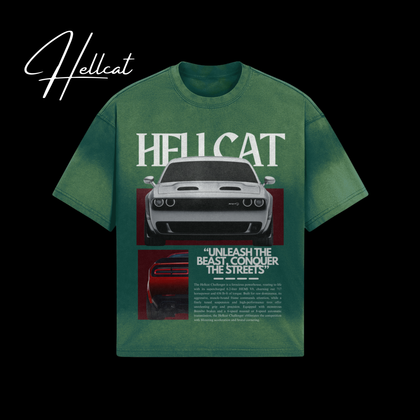 FADED TSHIRT - HELLCAT CHALLENGER