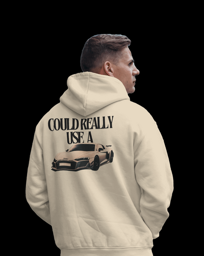 HOODIE- COULD REALLY USE A AUDI R8